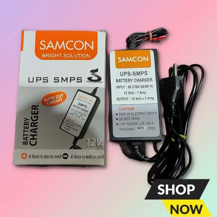 Samcon 12 Volt SMPS UPS BATTERY CHARGER 7AMP
