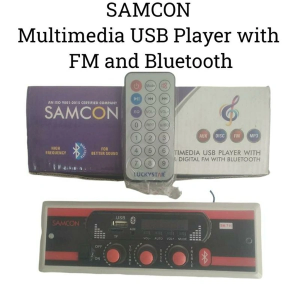 SAMCON Multimedia USB Player With FM And Bluetooth S 711