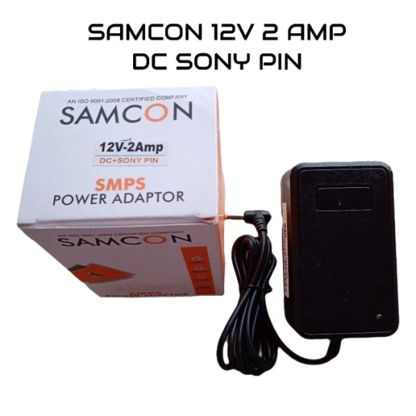 SAMCON PREMIUM ADAPTER 12 VOLT 2 AMP DC + UNICEF PIN