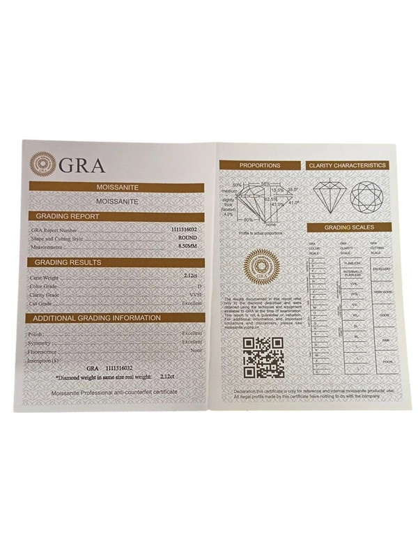 Natural Mozonite Diomond - 2.13 Ct