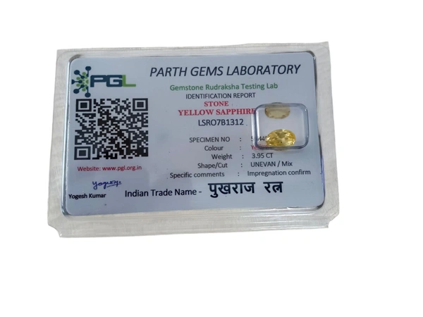 Pokhraj ( Guru ) - Oval - 4.50 Ct