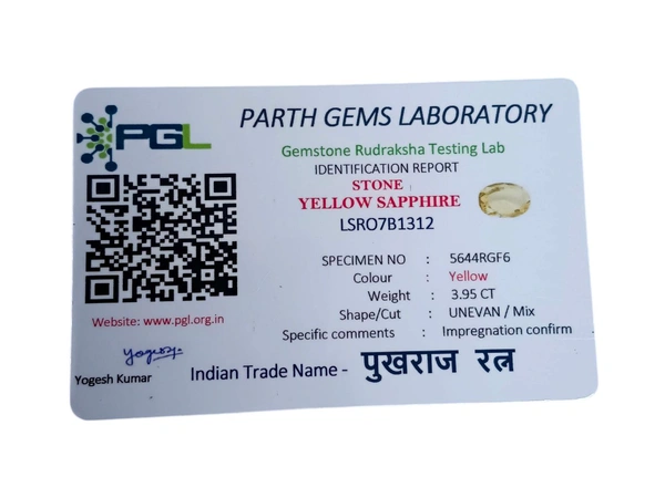 Pokhraj ( Guru ) - Oval - 4.75 Ct