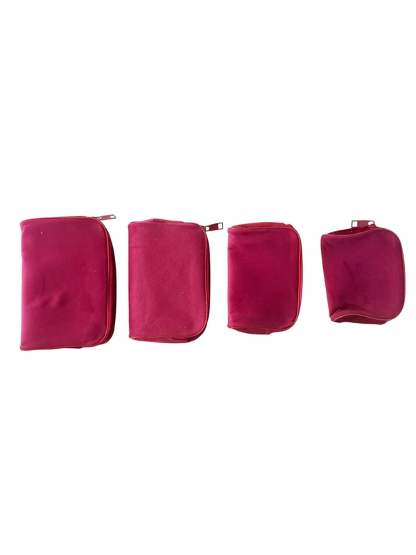 Velvet Pouch Set (Set of 4 – Red) - 25 Set