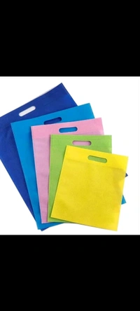 D cut Non-Woven Bags - 10×14, Magenta / Fuchsia