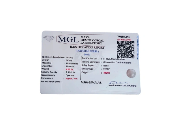 Moti (Pearl) - 5.00-6.00 Ct