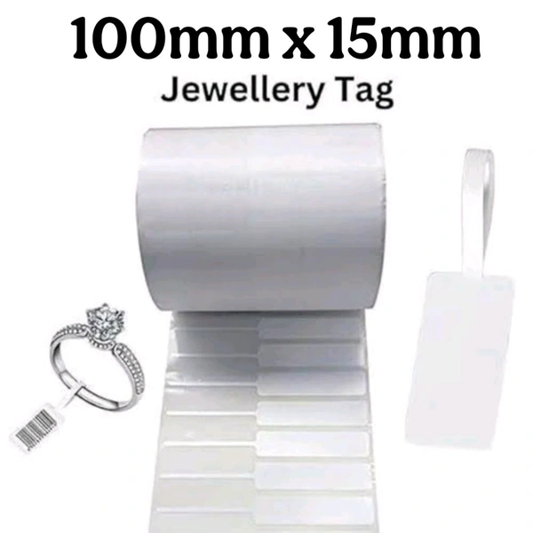 Jewellery Tag - 100mm × 15mm - 2500 Tags