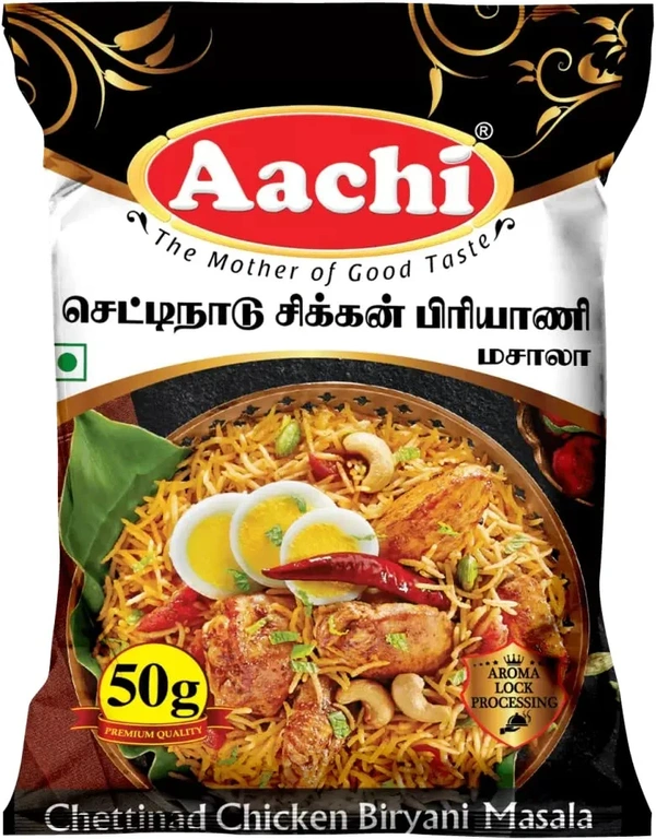 Aachi Chettinad Chicken Briyani Masala - Out of Stock, 50g