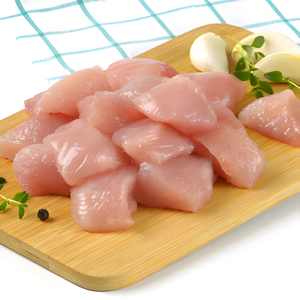 Chicken Boneless Regular Cut Skin Off - 1 Kg