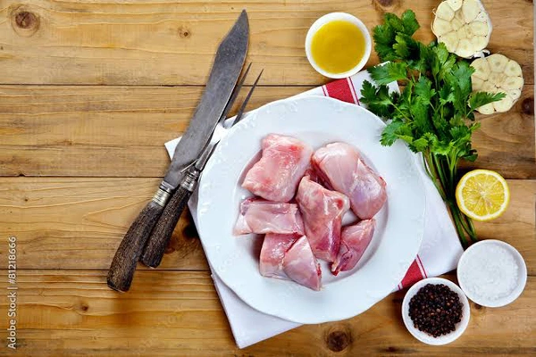 Rabbit Flesh Cuts - In Stock, 1 Kg