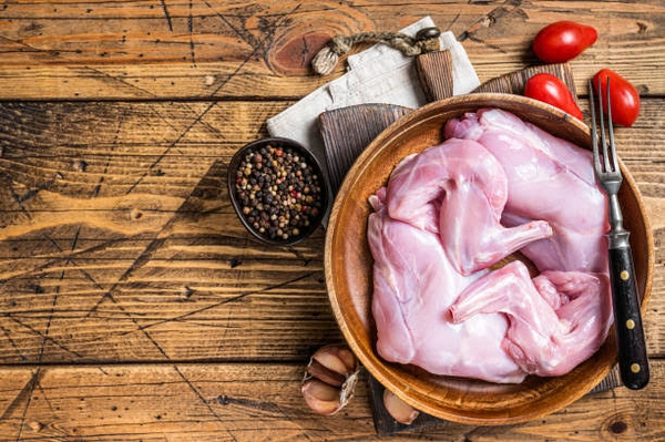 Rabbit Flesh Cuts - In Stock, 1 Kg