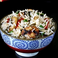 Mushroom Fried Rice