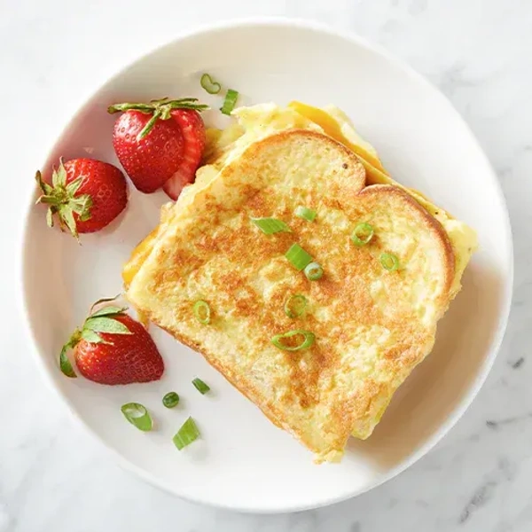 Bread Omelette with Cheese