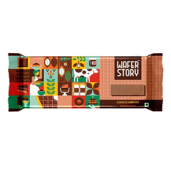 Wafer Story Choco Dream Cream Wafer Biscuits - 60g