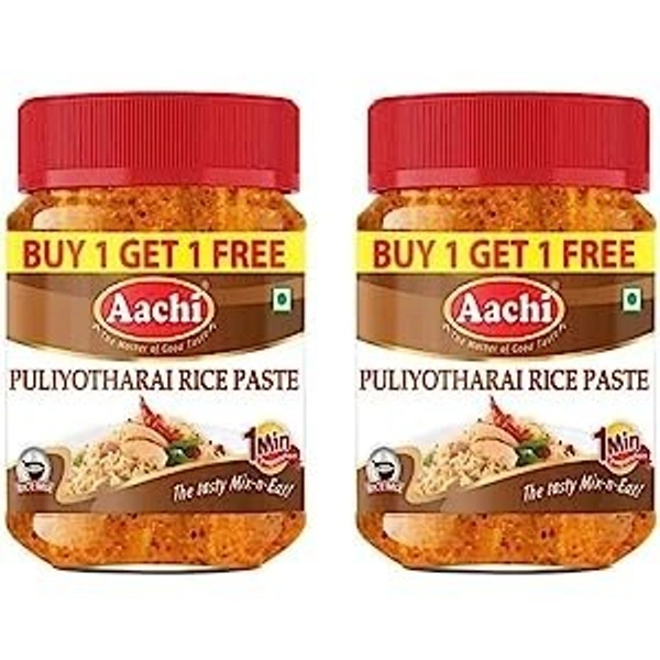 Aachi Instant Rice Paste Combo Jar - Out of Stock, Puliyotharai Rice Paste