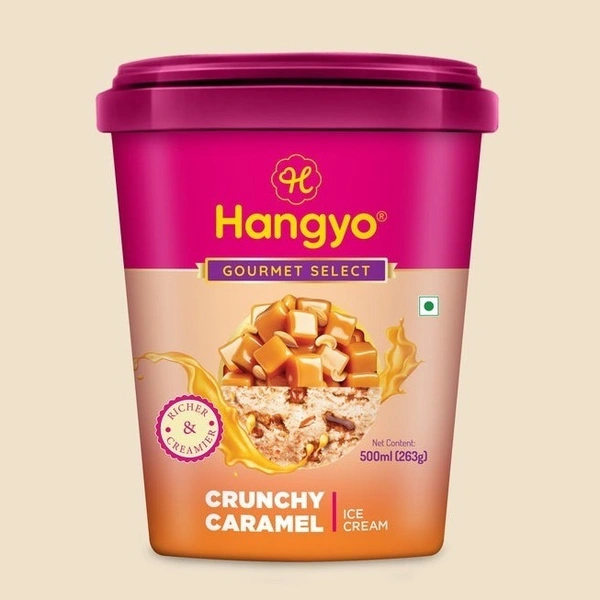 Hangyo Crunchy Caramel Ice cream - 100ml
