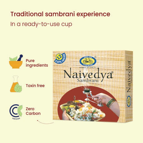 Cycle Brand Naivedya Sambrani Cups (Mini) - Out of Stock, Mini