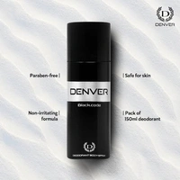 Denver Deodorant Body Spray - Out of Stock, Black.Code