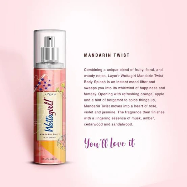 Layer'R Wottagirl Body Splash - Out of Stock, Mandarin Twist