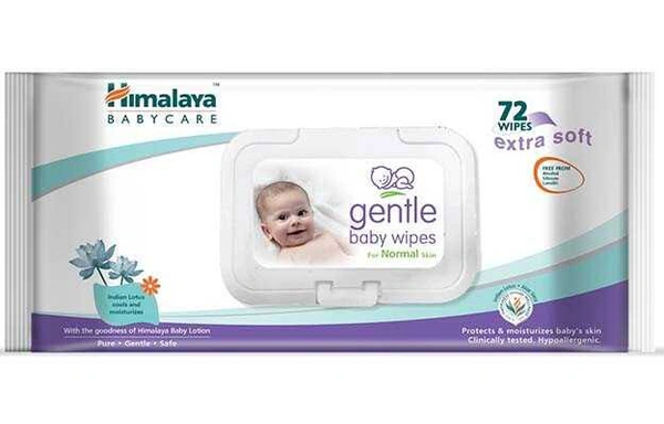 Himalaya Gentle Baby Wipes - Out of Stock, 72N