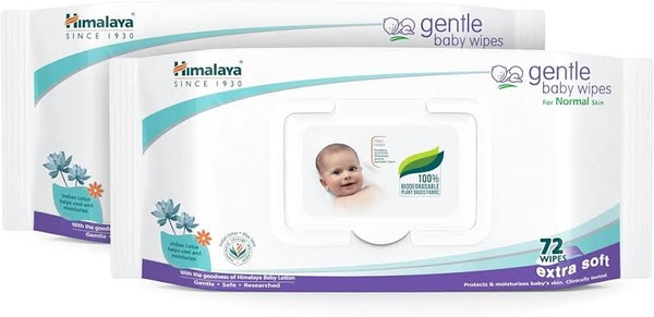 Himalaya Gentle Baby Wipes - Out of Stock, 72N