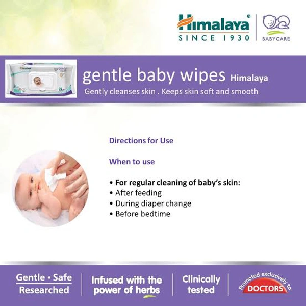 Himalaya Gentle Baby Wipes - Out of Stock, 12N