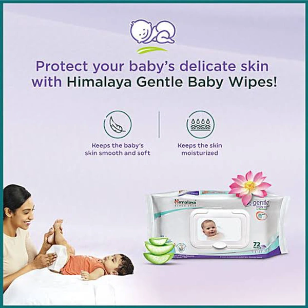 Himalaya Gentle Baby Wipes - Out of Stock, 12N