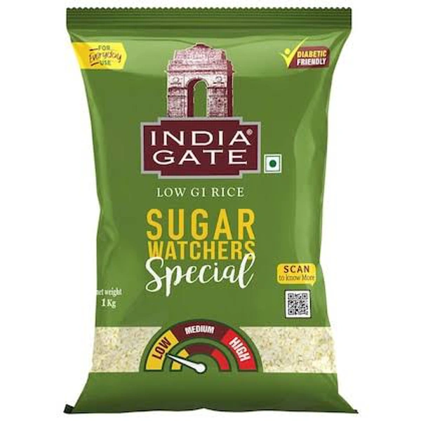 India Gate Low GI Rice Diabetic Special - Out of Stock, 1 Kg