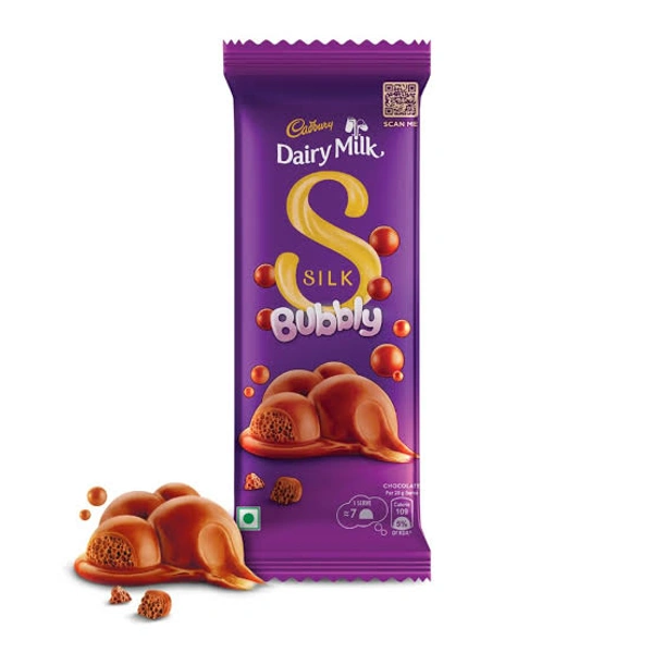 Cadbury Dairy Milk Silk Bubbly - 120g