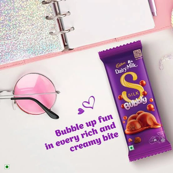 Cadbury Dairy Milk Silk Bubbly - 120g