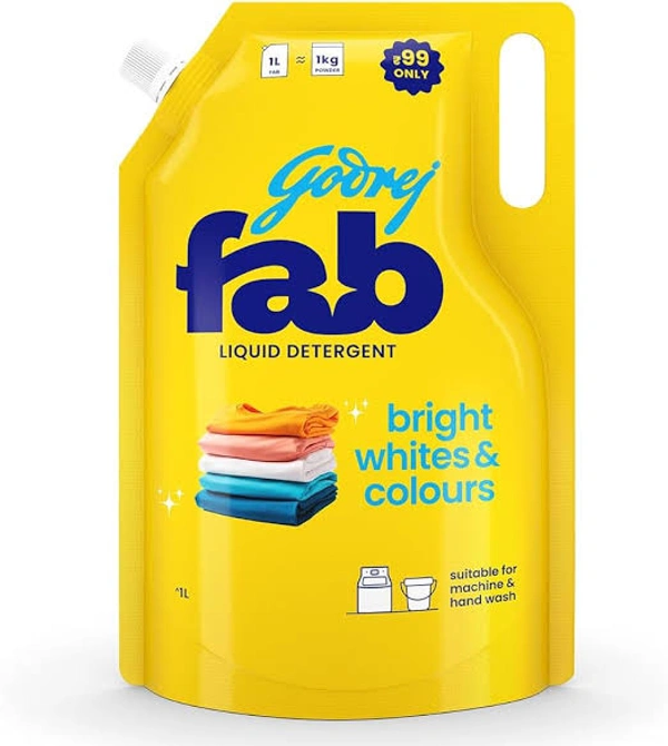 Godrej  Fab Liquid Detergent - Out of Stock, 1 L