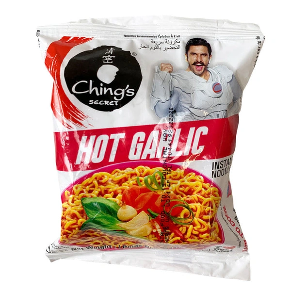 Ching's Hot Garlic Instant Noodles - Out of Stock, 60g