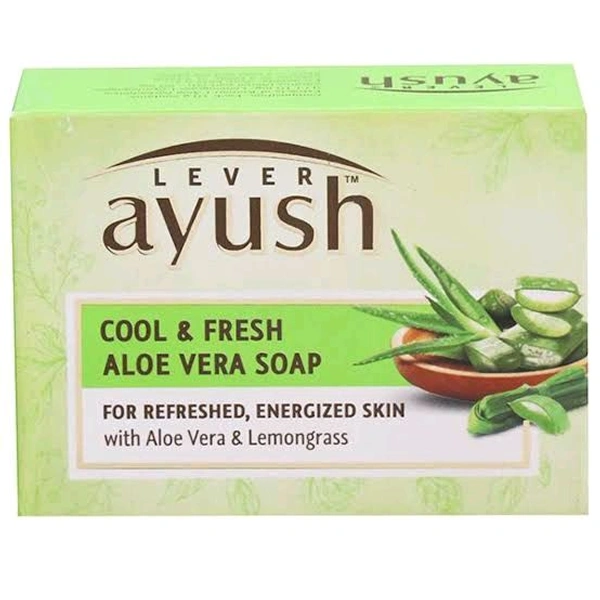 Ayush Cool & Fresh Aloe Vera Soap - Out of Stock, 100g