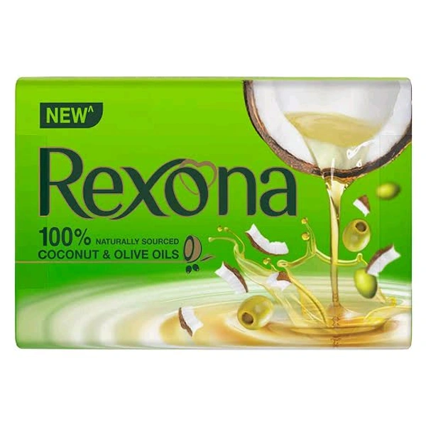 Rexona Soap 100% Coconut & Olive Oils - Out of Stock, 100g
