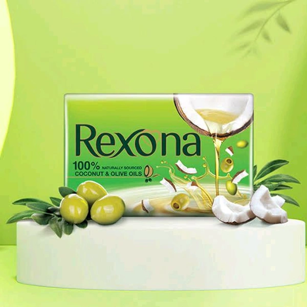 Rexona Soap 100% Coconut & Olive Oils - Out of Stock, 100g