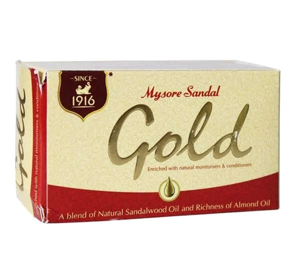 Mysore Sandal Gold Soap - Out of Stock, 125g