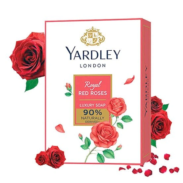 Yardley London Royal Red Roses Soap - Out of Stock, 100g