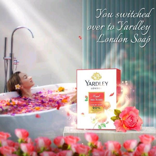 Yardley London Royal Red Roses Soap - Out of Stock, 100g