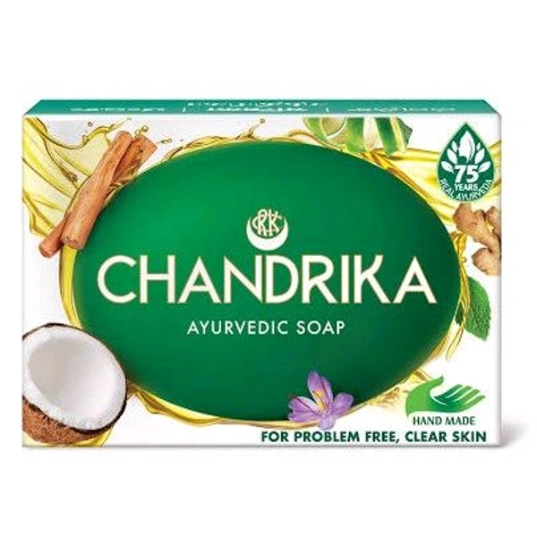 Chandrika Ayurvedic Soap - Out of Stock, 75g
