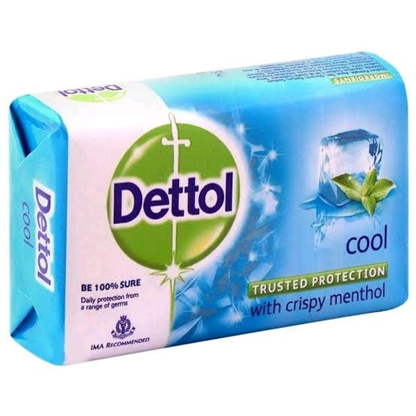 Dettol Cool With Crispy Menthol Soap - Out of Stock, 40g