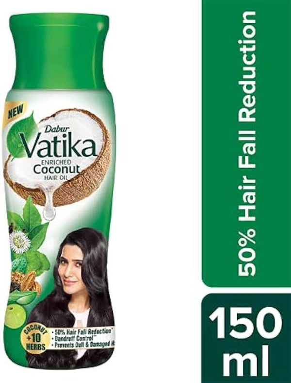 Dabur Vatika Enriched Coconut Hair Oil - Out of Stock, 150ml