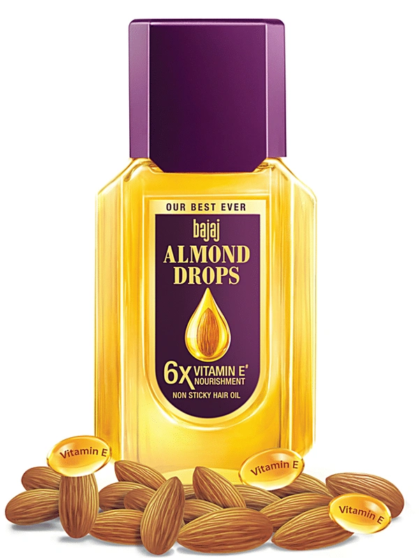 Bajaj Almond Drops Vitamin E Nourishment Oil - Out of Stock, 95ml