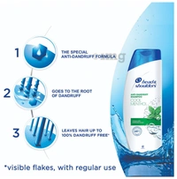 Head & Shoulders Anti Dandruff Cool Menthol Shampoo - Out of Stock, 180ml