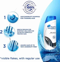 Head & Shoulders Anti Dandruff Silky Black Shampoo - Out of Stock, 72ml