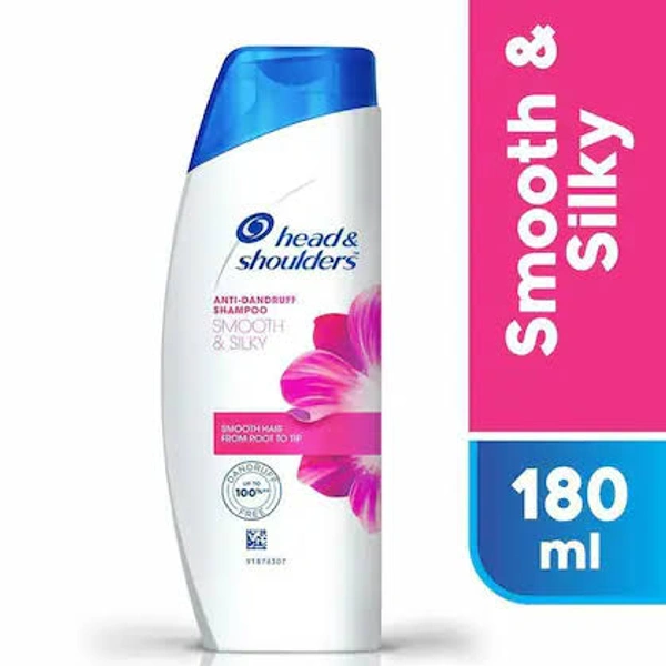 Head & Shoulders Anti Dandruff Smooth & Silky Shampoo - Out of Stock, 180ml