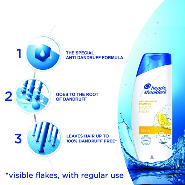 Head & Shoulders Anti Dandruff Lemon Fresh Shampoo - Out of Stock, 72ml