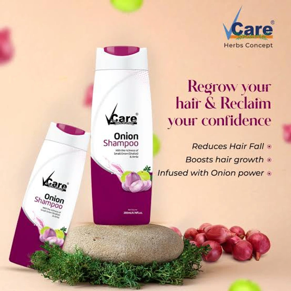 V Care Onion Shampoo - Out of Stock, 200ml