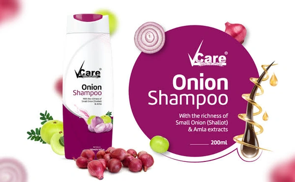 V Care Onion Shampoo - Out of Stock, 200ml