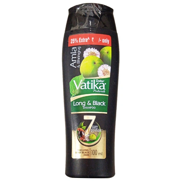 Dabur Vatika Naturals Long & Black Shampoo - Out of Stock, 100ml
