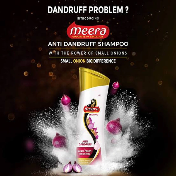 Meera Shampoo Anti-Dandruff Small Onion Fenugreek - Out of Stock, 80ml