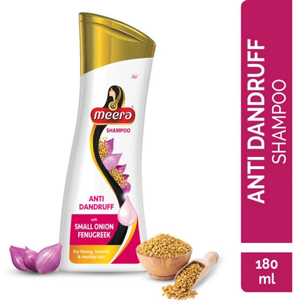 Meera Shampoo Anti-Dandruff Small Onion Fenugreek - Out of Stock, 180ml
